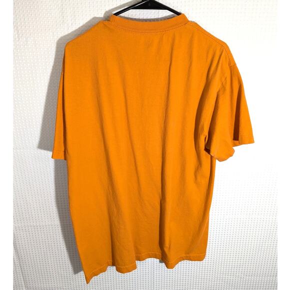 Stray Rats L Orange Graphic T-Shirt Mens Large Miami Streetwear Skate Mexico - Picture 5 of 5